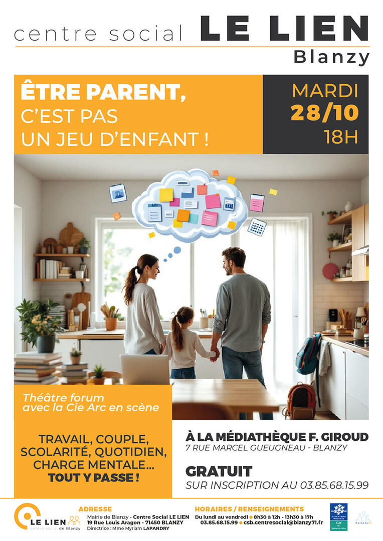 AFFICHE Être parent, c'est pas un jeu denfant !
