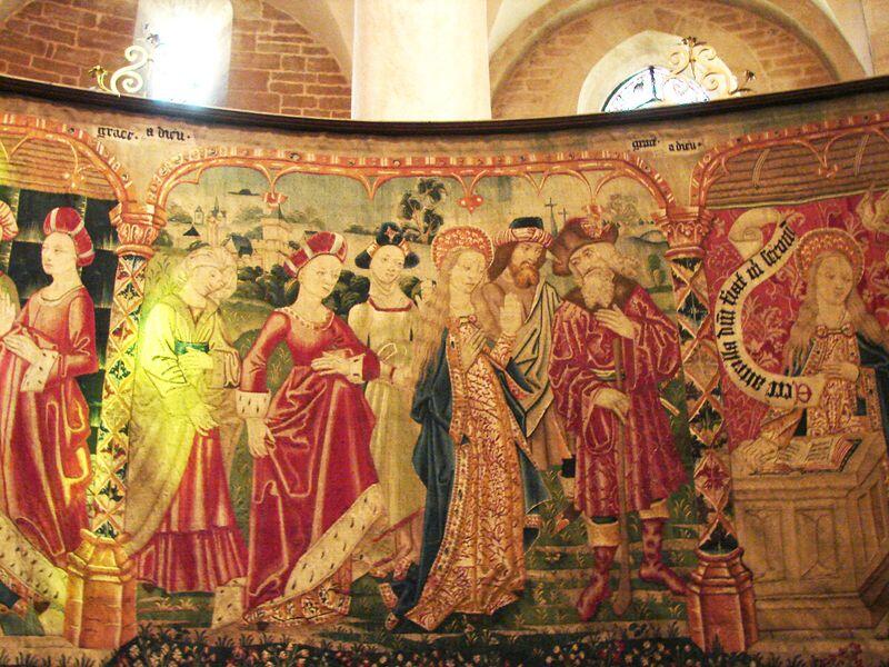 Tapisserie vie de la Vierge