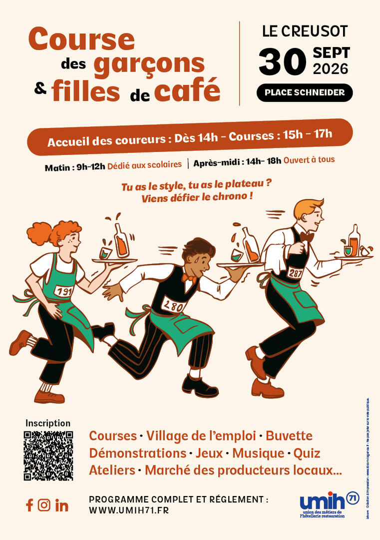 Affiche course des cafés 2026