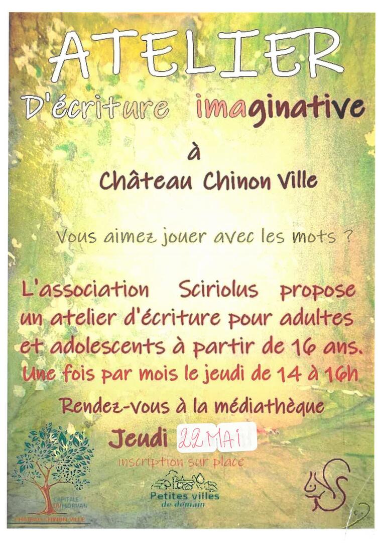 Atelier d'écriture imaginative
