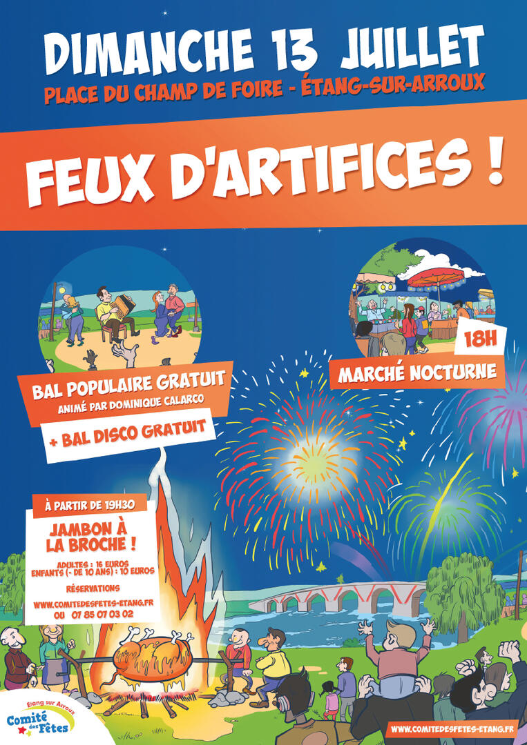 Comité des fêtes d'Étang 13 07 2025