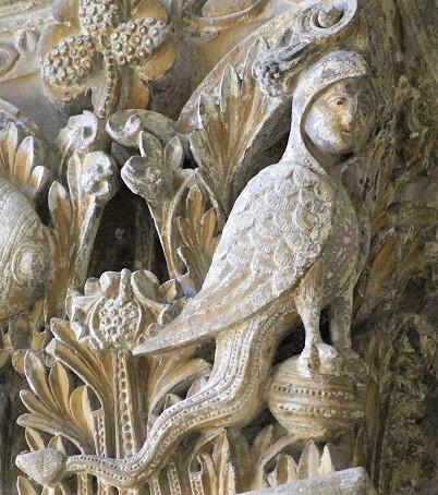 La sirène, chapiteau de la cathédrale Saint-Lazare d'Autun