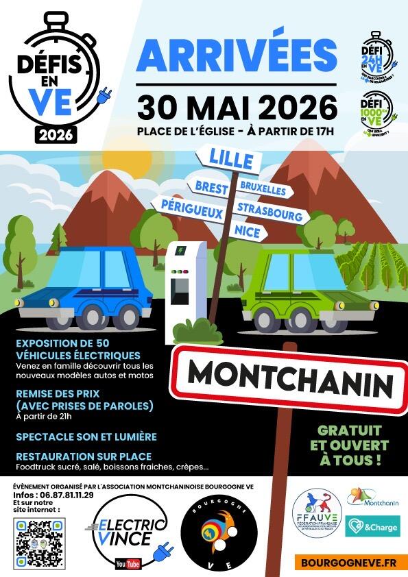 Affiche des Défis VE 2026