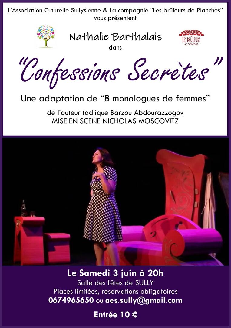 Affiche confessions secrètes