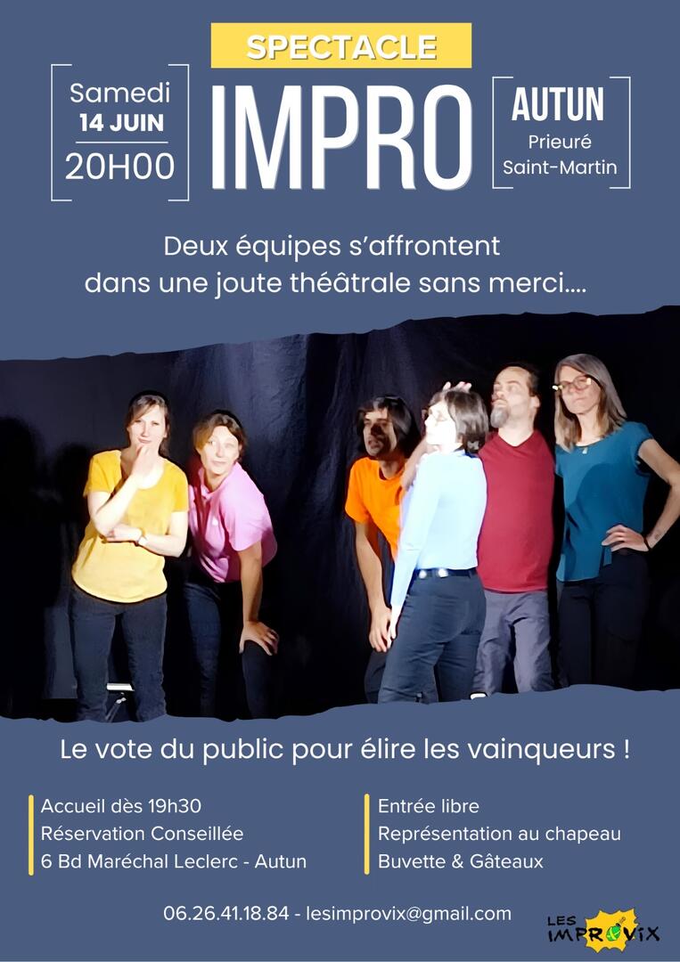 Affiche spectacle Prieuré