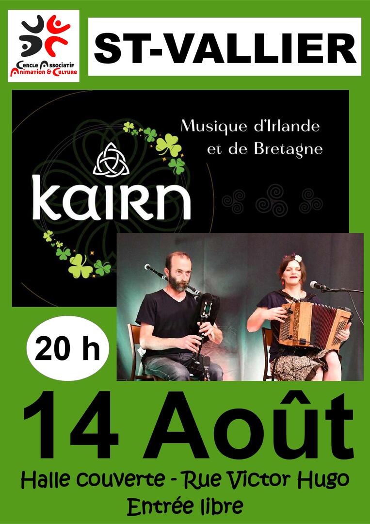 Affiche concert 14 août Saint-Vallier