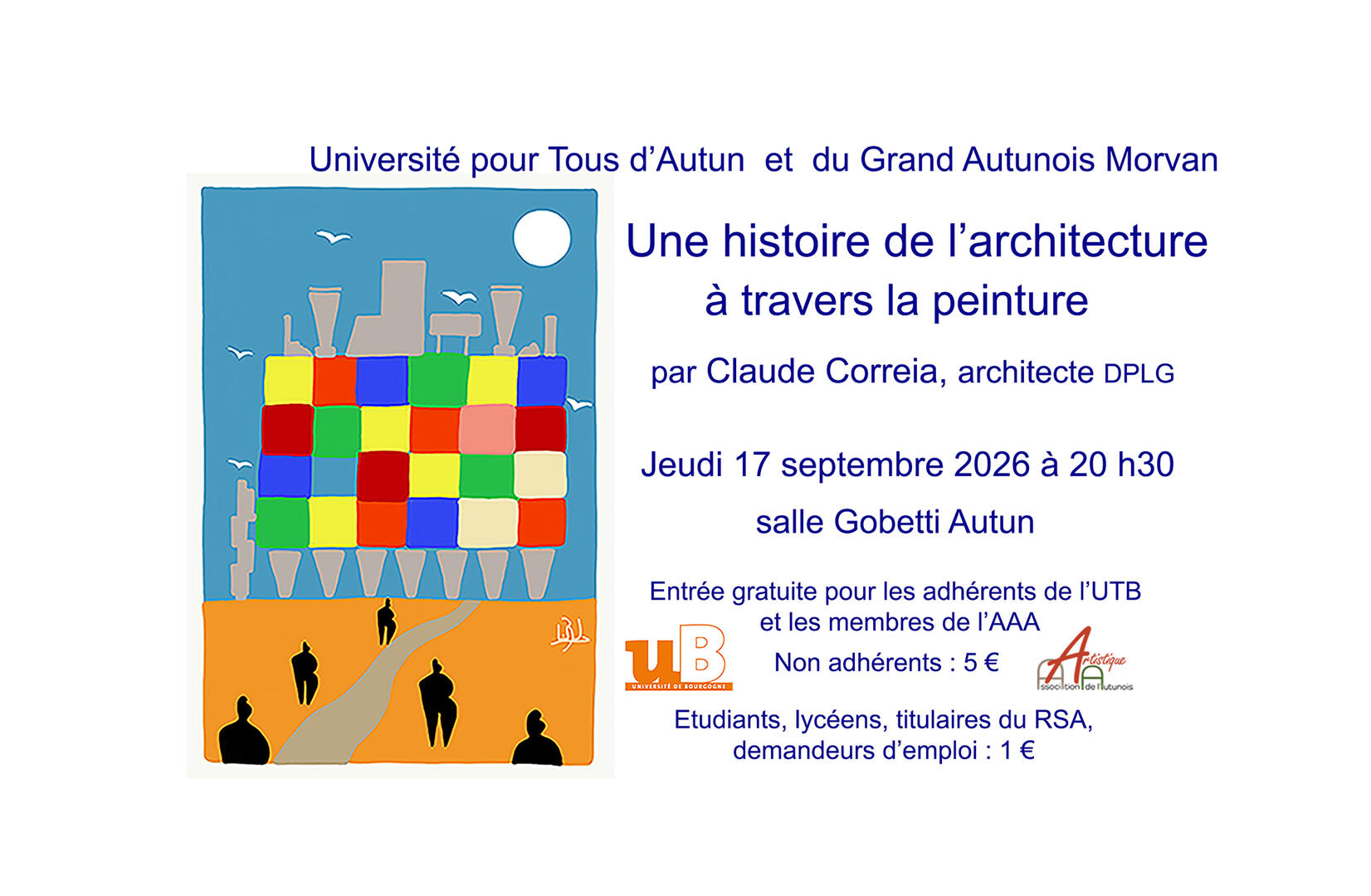 affiche conférence Correia