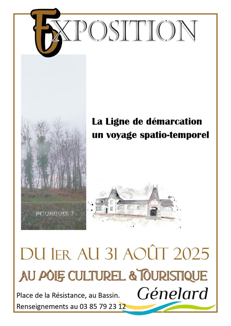 Affiche La ligne de démarcation, un voyage spatio-temporel