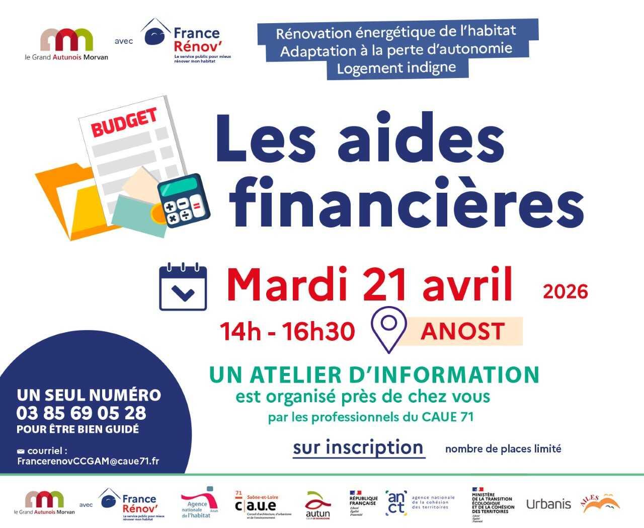 Atelier d’information “Les aides financières” animé par la CAUE (Anost ...