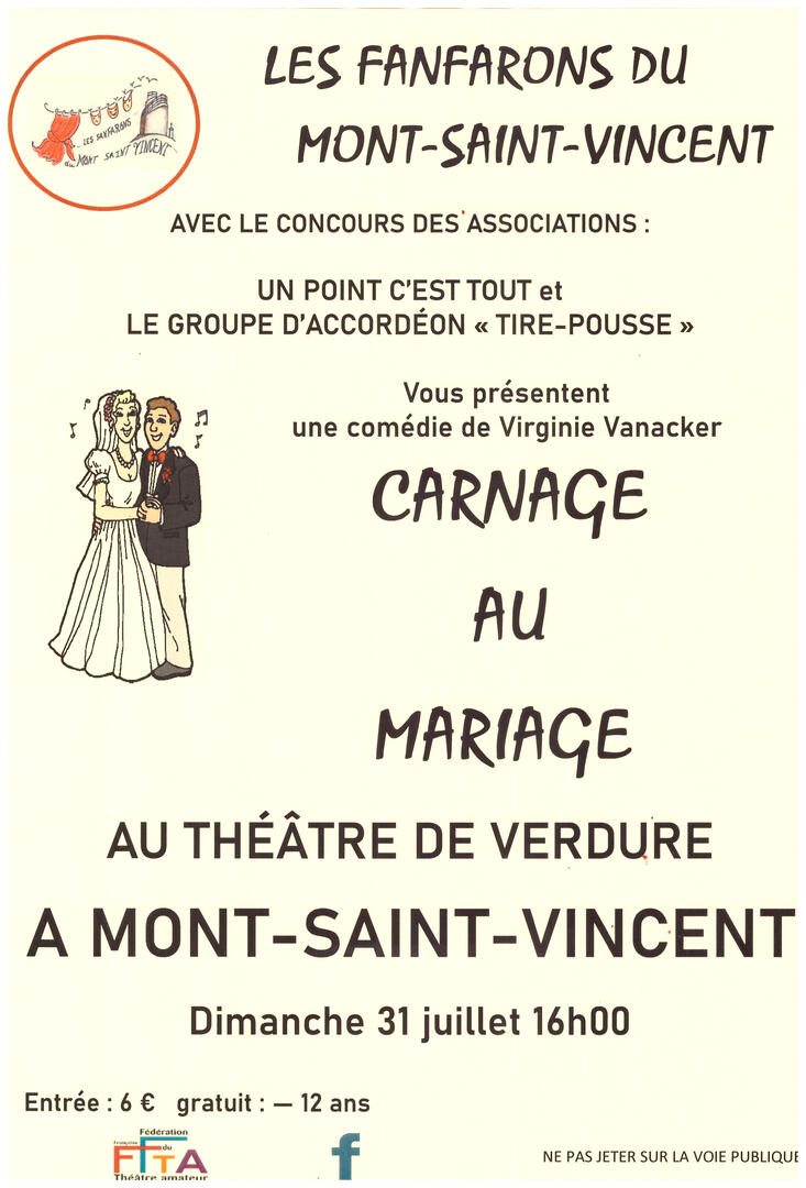 Affiche théâtre au belvédère
