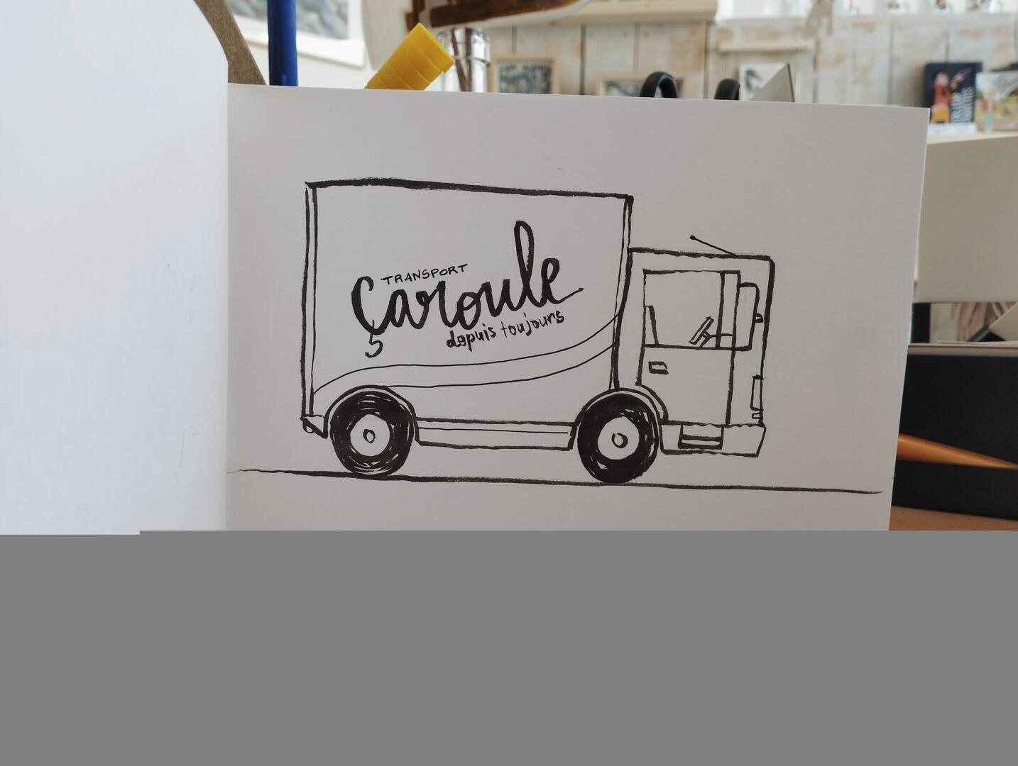 Dessin Pas à pas camion