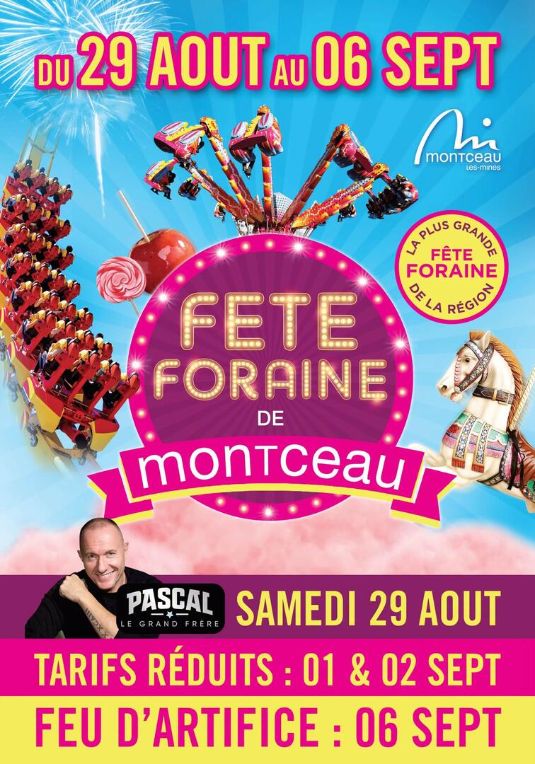 Fête foraine de Montceau 2026