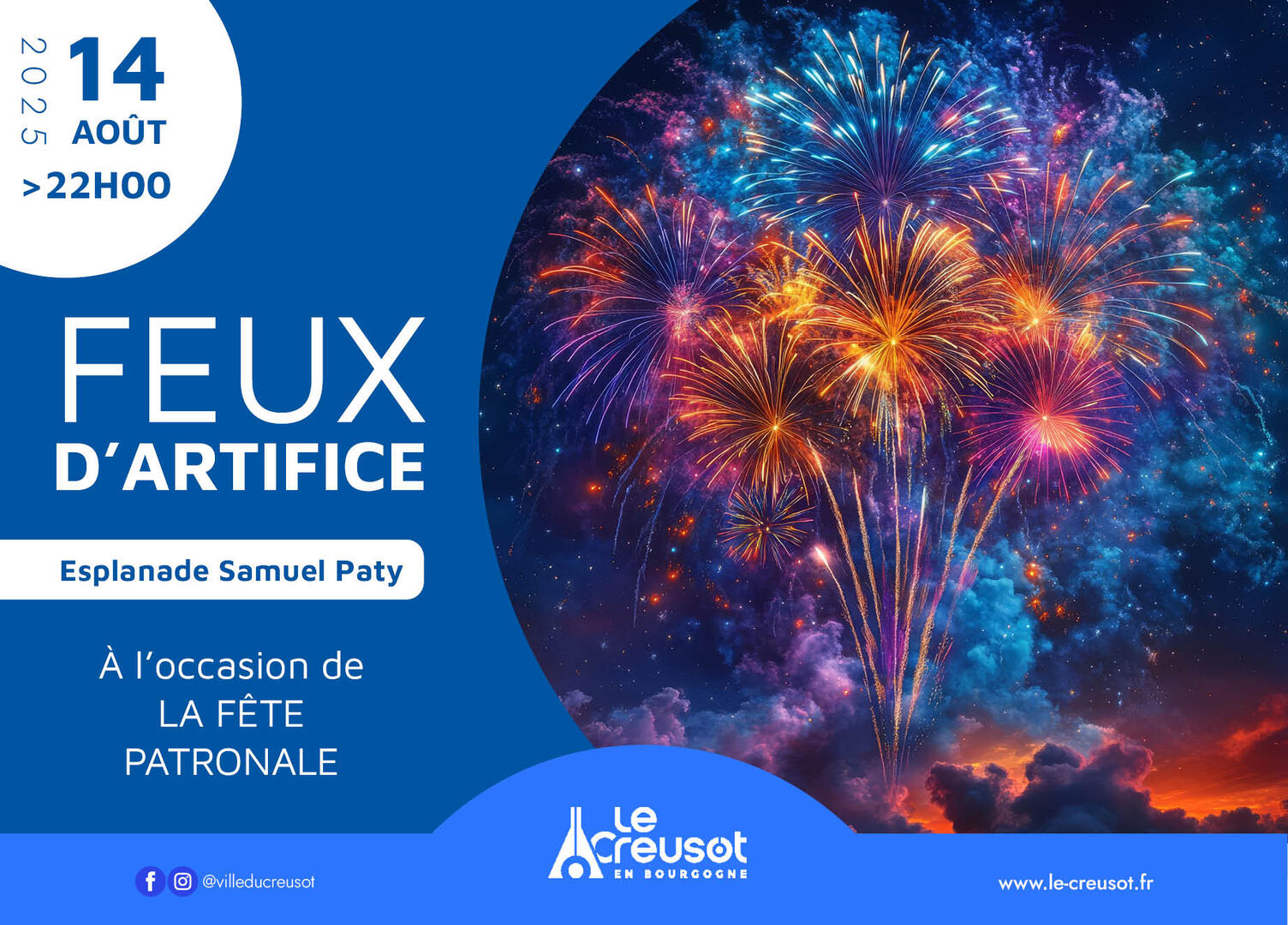 Feux d'artifice du 14 août 2025