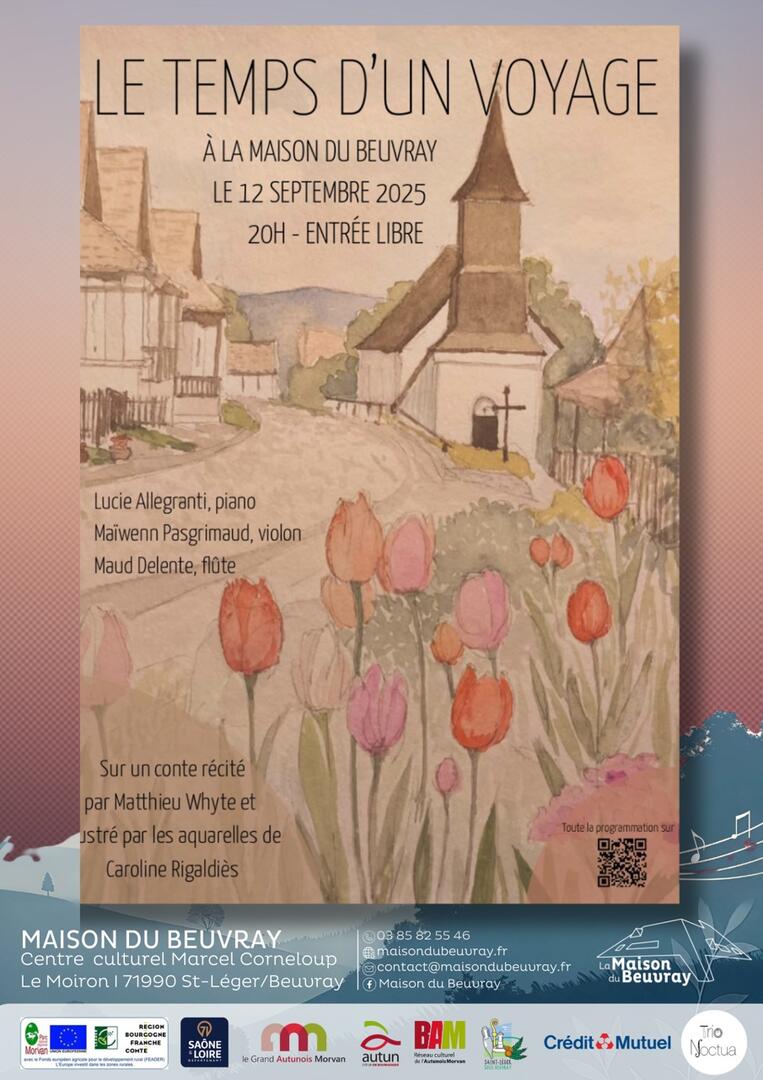 Affiche CONCERT LE TEMPS D'UN VOYAGE - 1