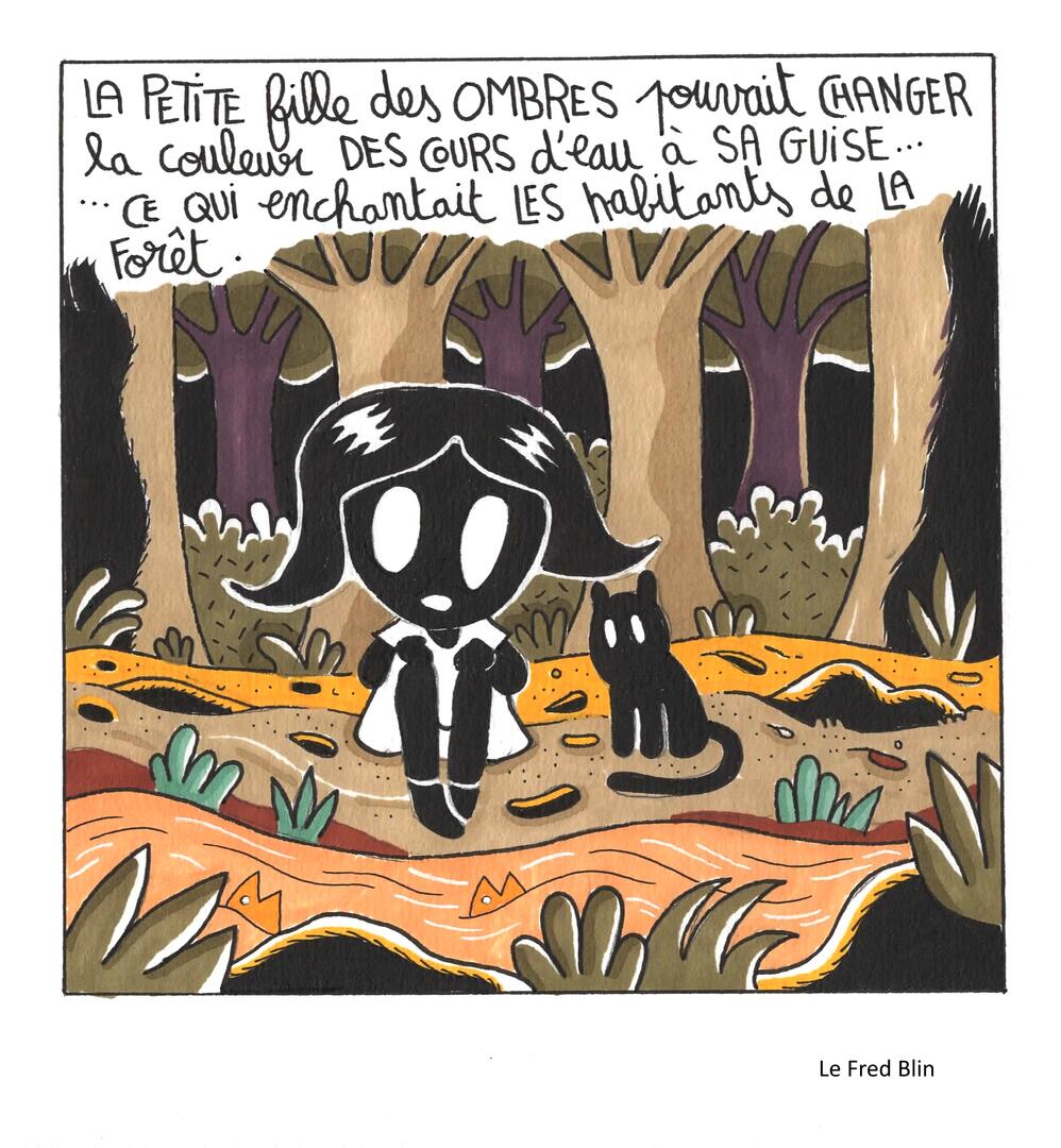 La petite fille des ombres rivière