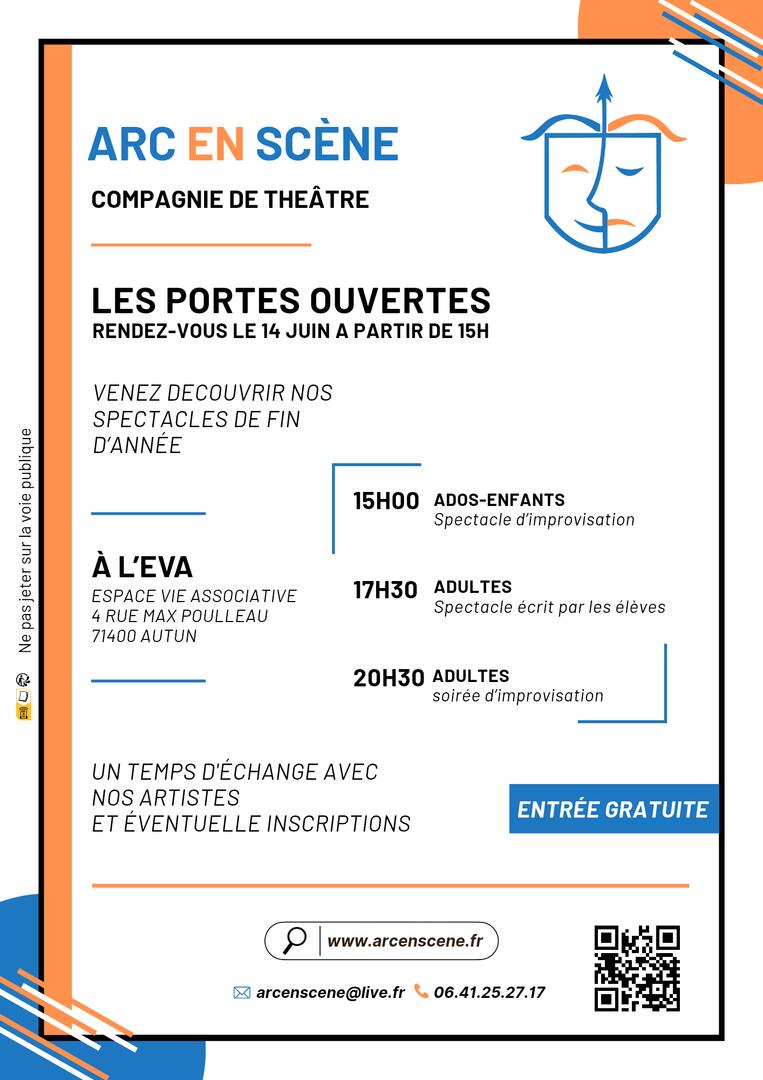 Affiche les portes ouvertes 25