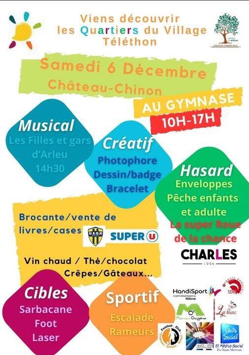 les quartier du village