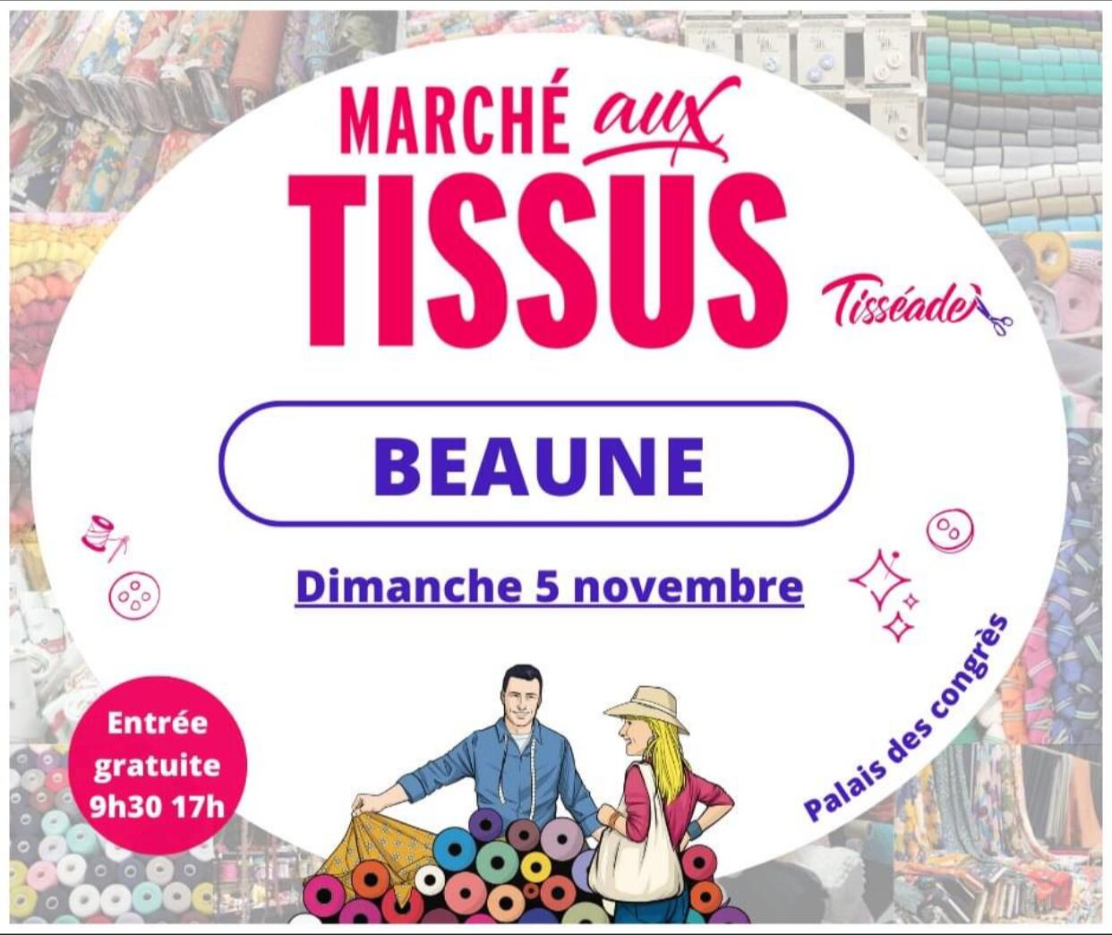 marché aux tissus