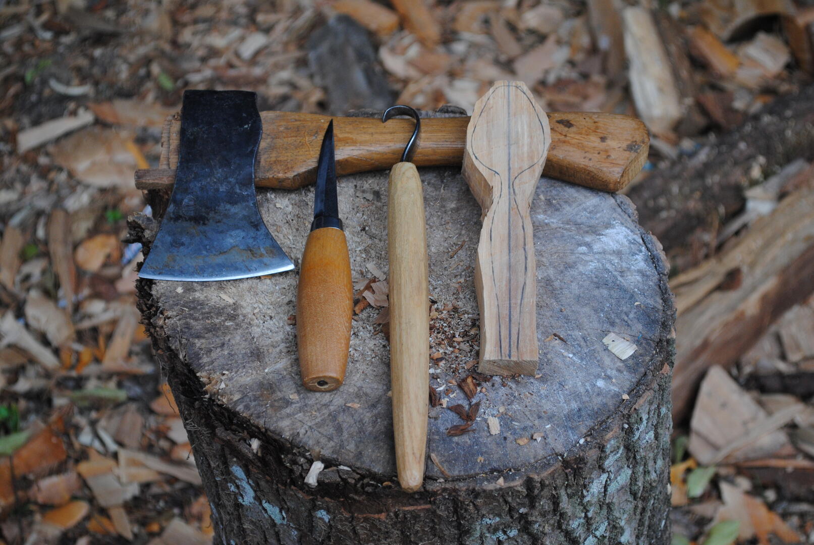 Apprenez à sculpter une cuillère en bois à la Ferme du Château de Saint-Fargeau