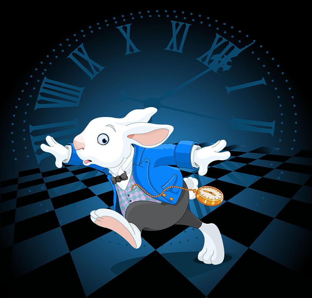 Running White Rabbit