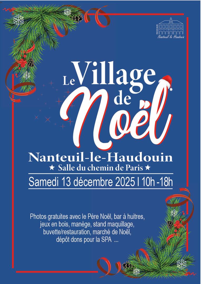 Affiche Village de Noël 2025