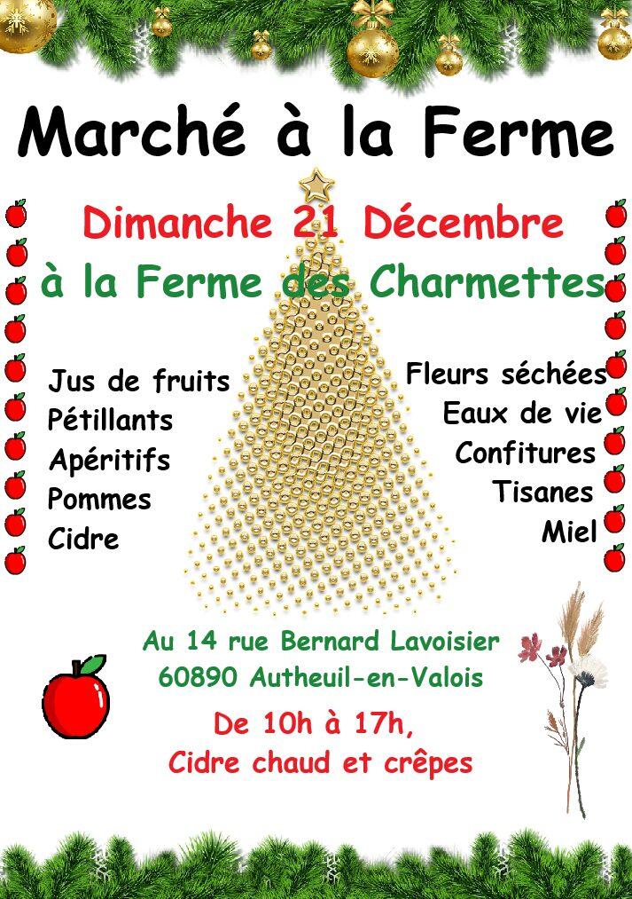 Marché à la ferme des Charmettes 21 déc