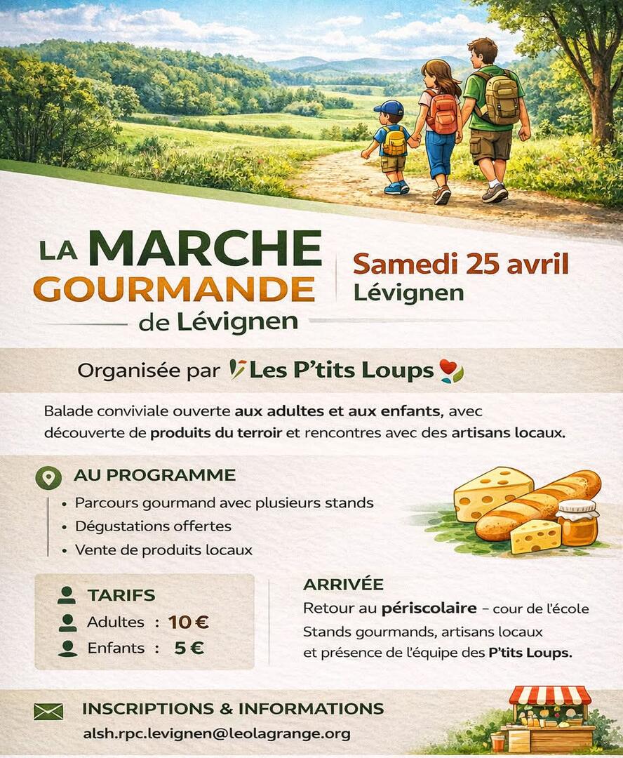 Marche gourmande - 25 avr