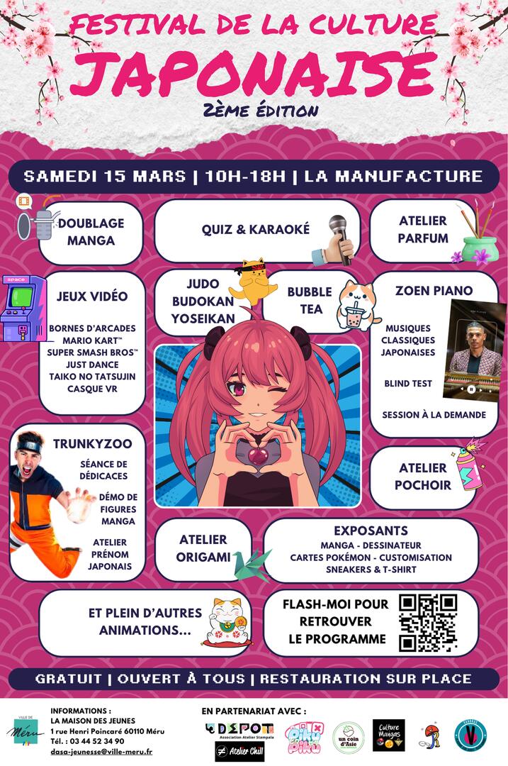 AFFICHE - Festival de la culture japonaise 2025