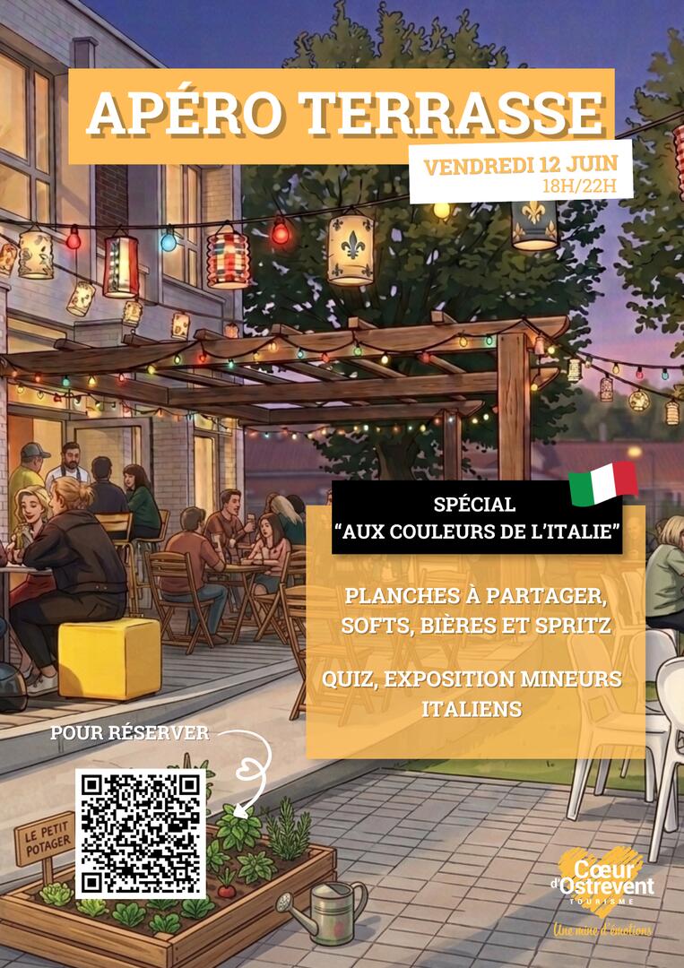 Affiche Apéro terrasse 2026 - 2