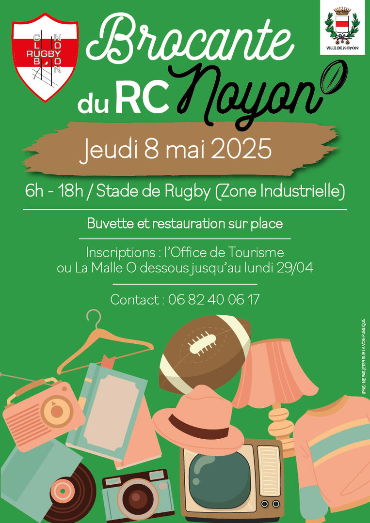Affiche Brocante RCN 2025