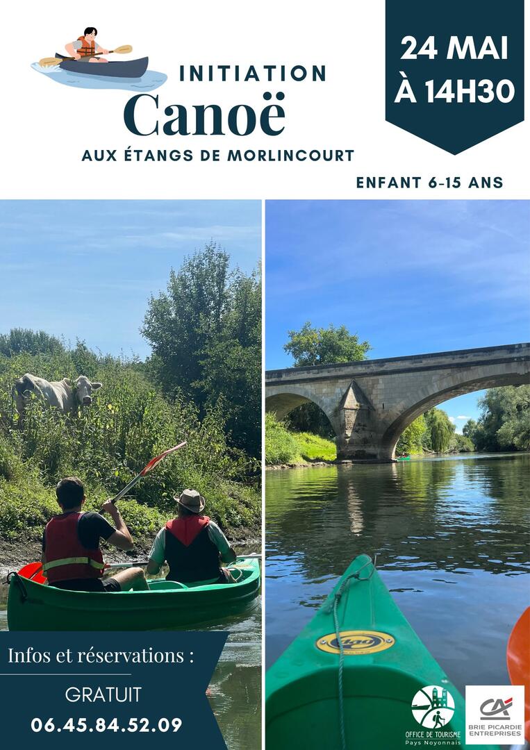 Affiche initiation - 24 mai - Affiche initiation canoë