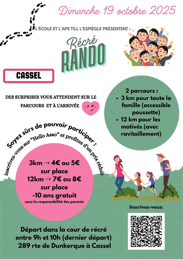 Affiche récré rando - 1