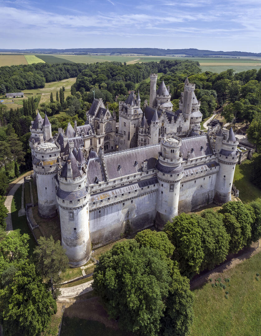Château de Pierrefonds vu du nord-ouest