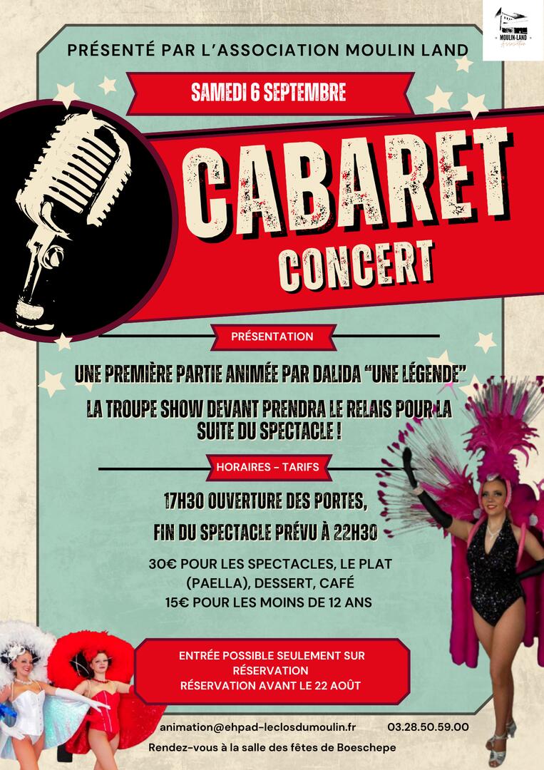 CABARET Sept 2025 - affiche