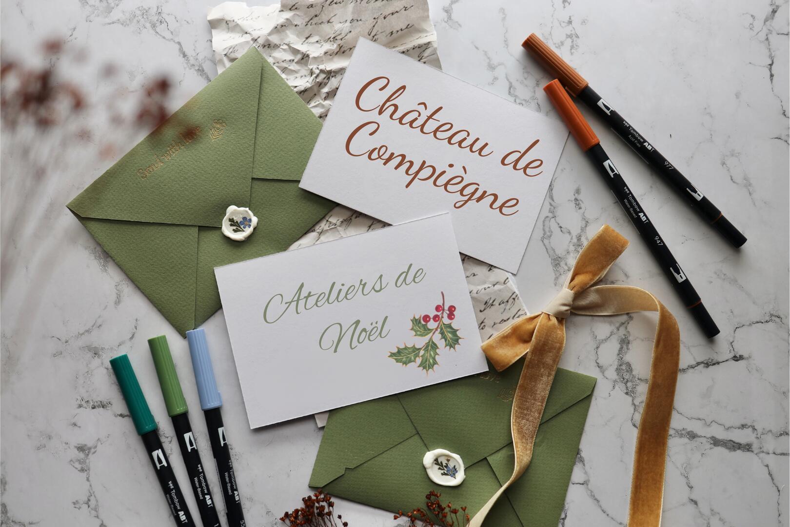 Escapade en famille | L'esprit de Noël : Atelier calligraphie