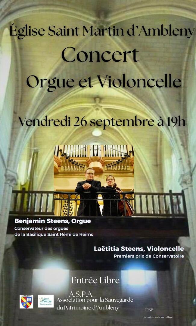 affiche concert d'orgue