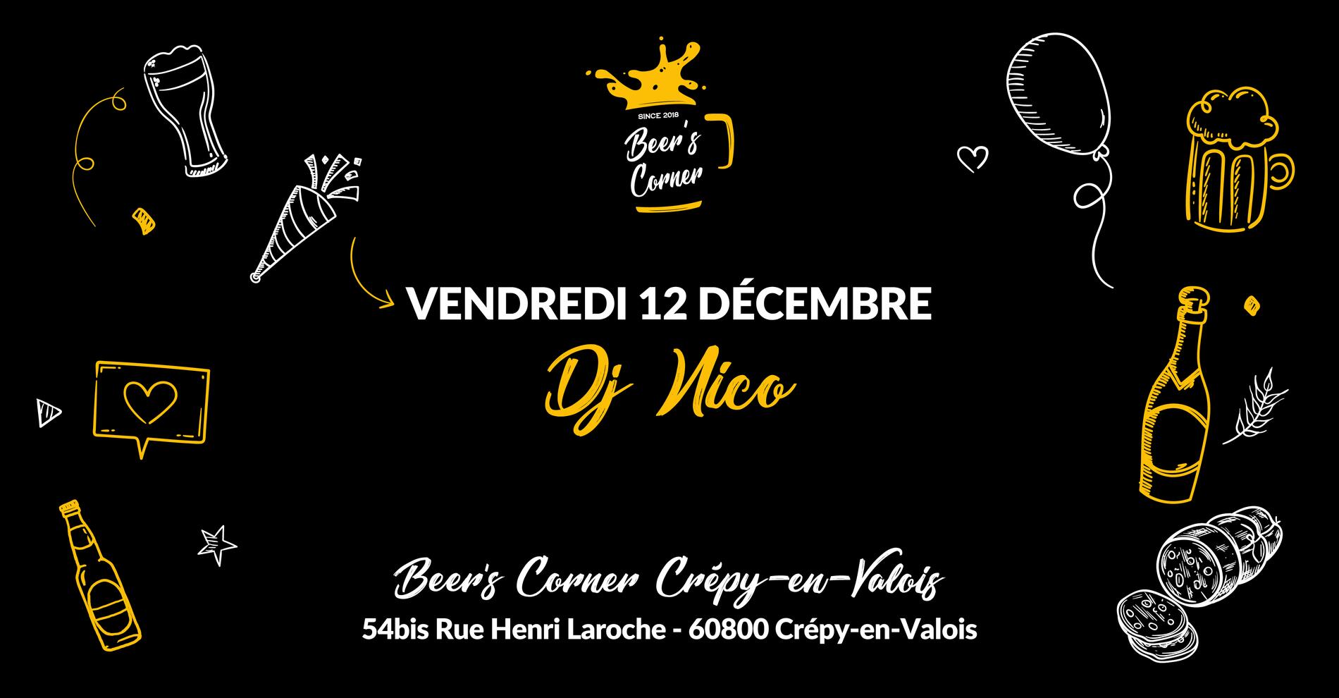 DJ Nico Beer's Crépy - 12 déc