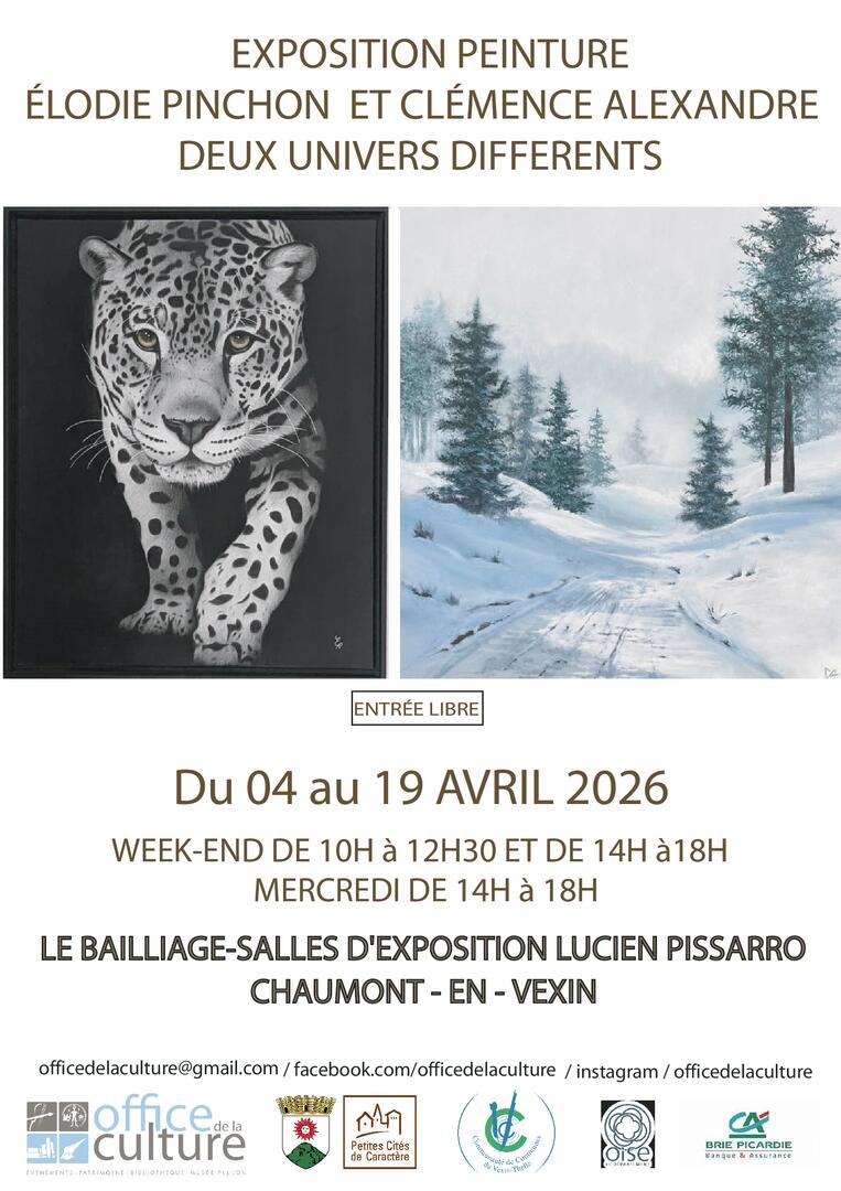 Exposition peinture Elodie Pinchon et Clémence Alexandre