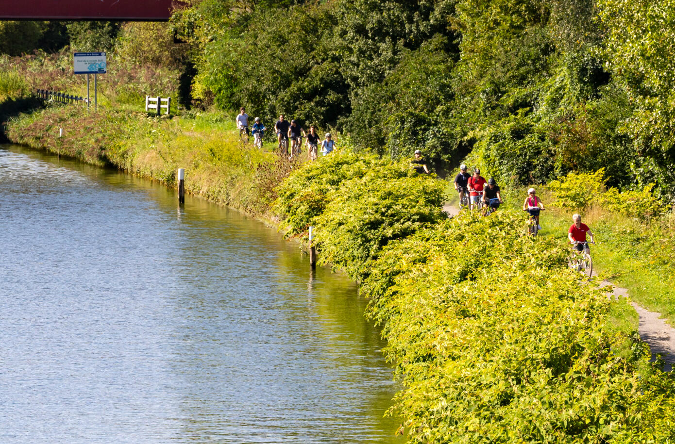 Echappée à vélo électrique - Le Chemin des Eaux - visite commentée - patrimoine - Douaisis (c)ADLanglet