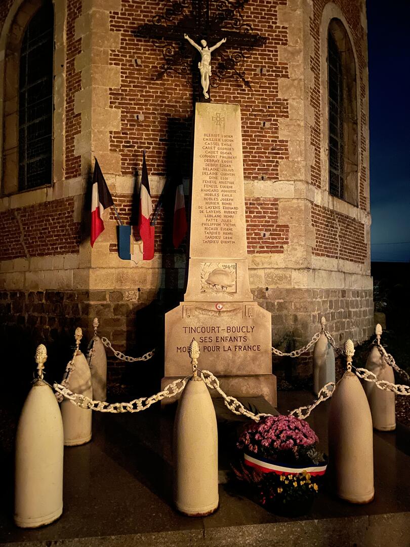 Monument aux morts de Tincourt Boucly