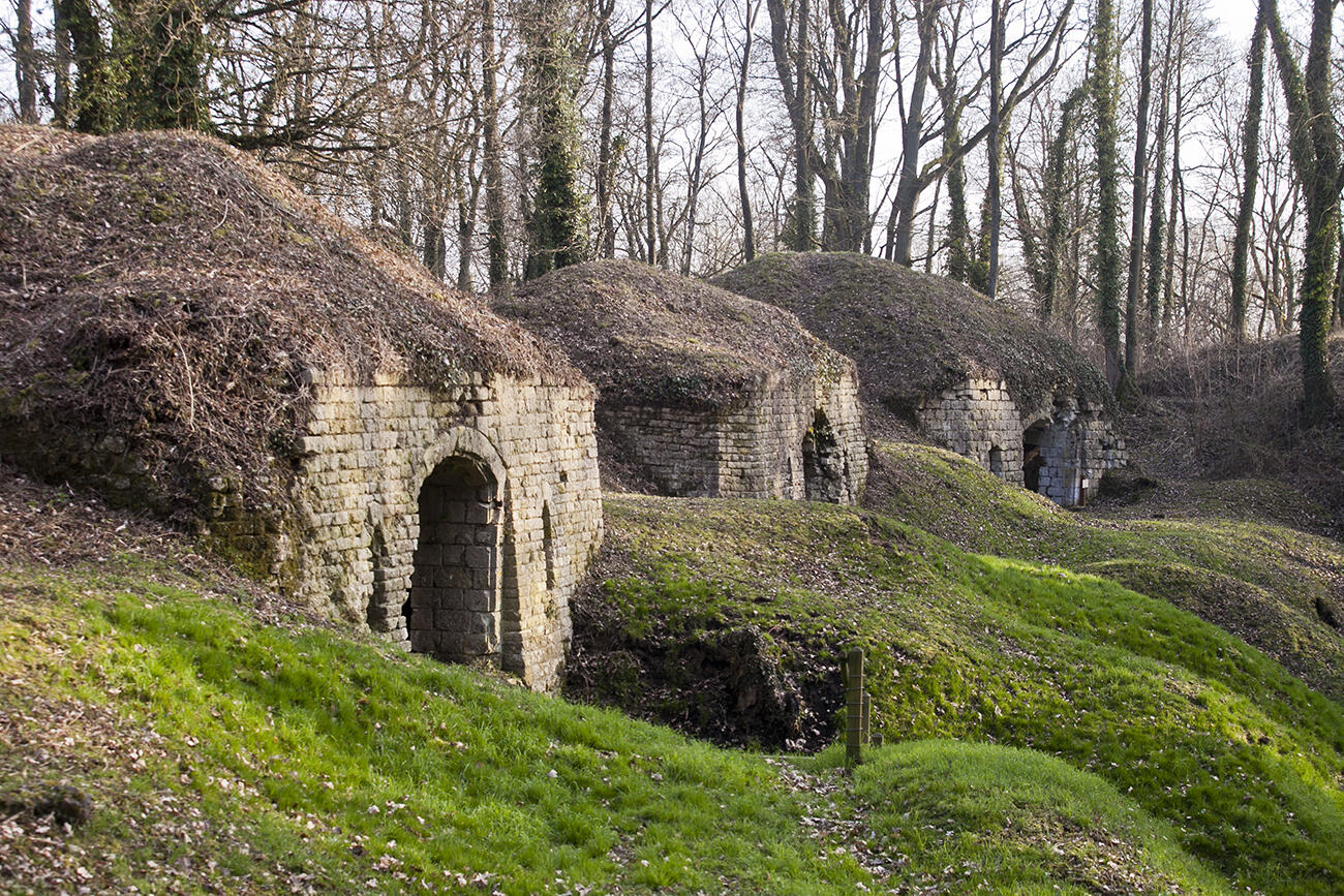 Visites ruines Fort de la Malmaison IV < Chavignon < Aisne < Picardie
