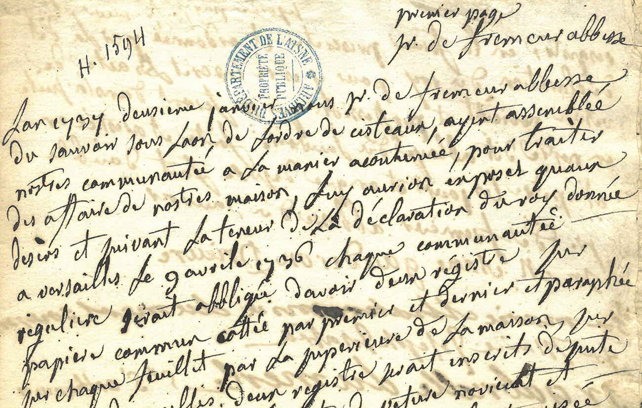 Initiation paléographie 2026 CABA < Laon < Aisne < Picardie