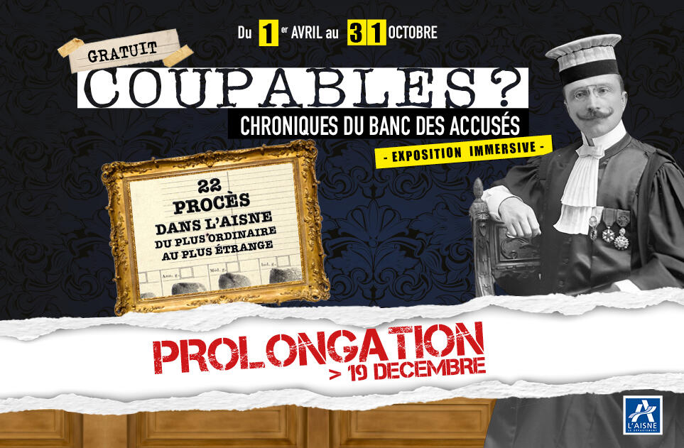 Exposition Coupables ? II affiche < Laon < Aisne < Picardie