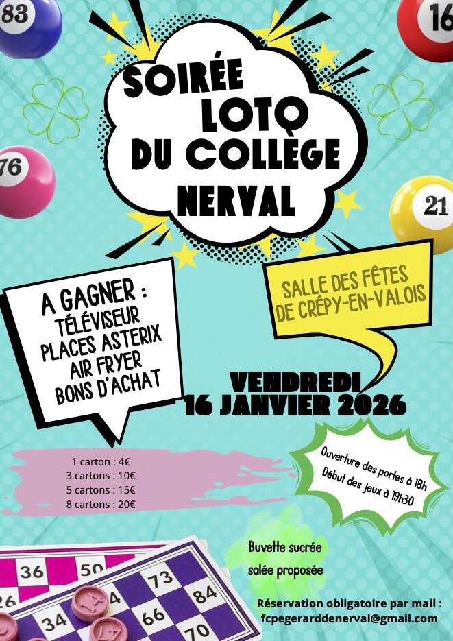 Loto collège 16 jan