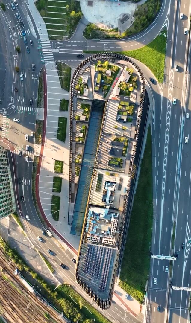 Vu de notre bâtiment 3 - Vue du haut