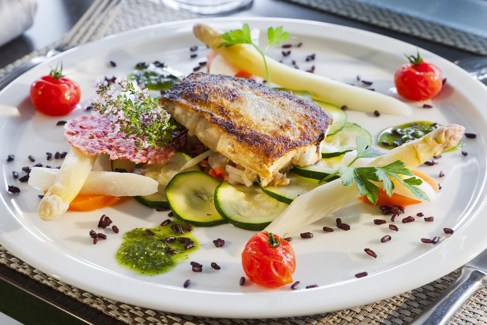Plat Restaurant L'Aquarelle