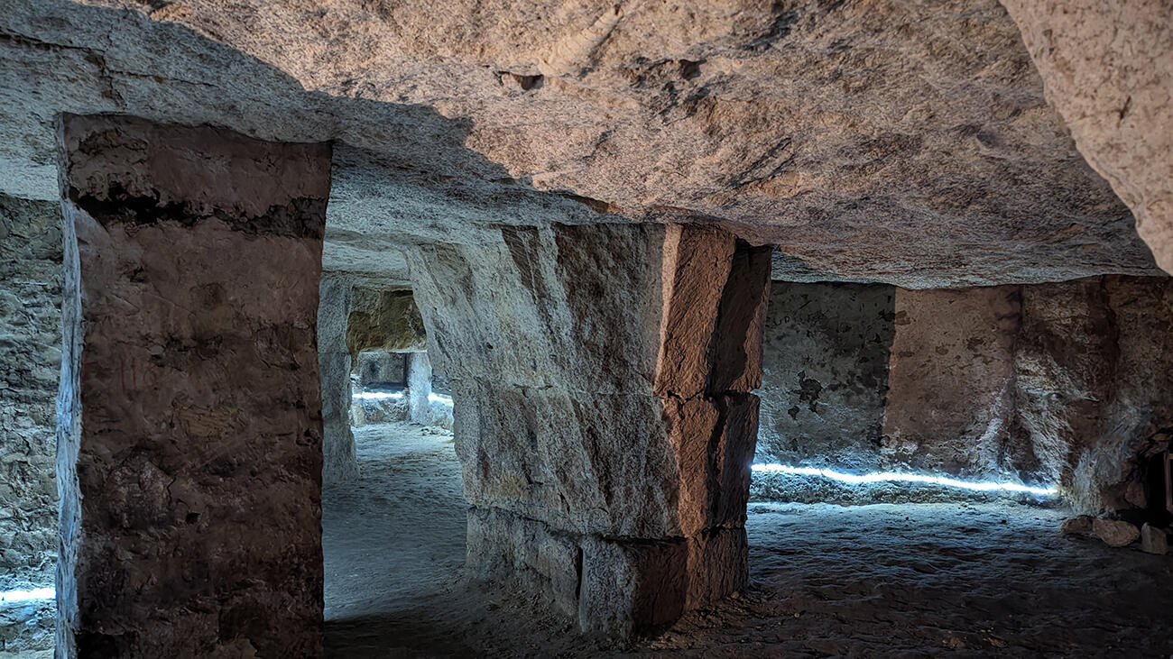 Visite à la torche souterrains ESCAL < Laon < Aisne < Picardie
