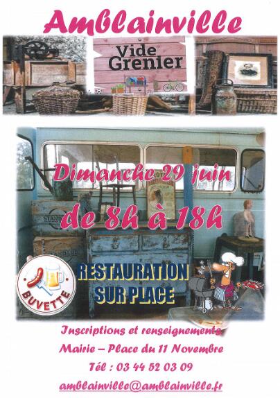 Vide grenier Amblainville