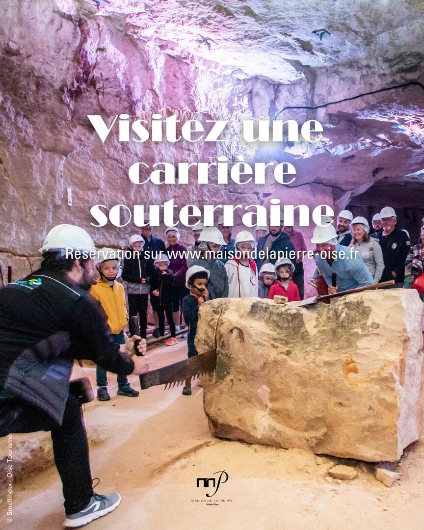 Visite guidée de la carrière souterraine