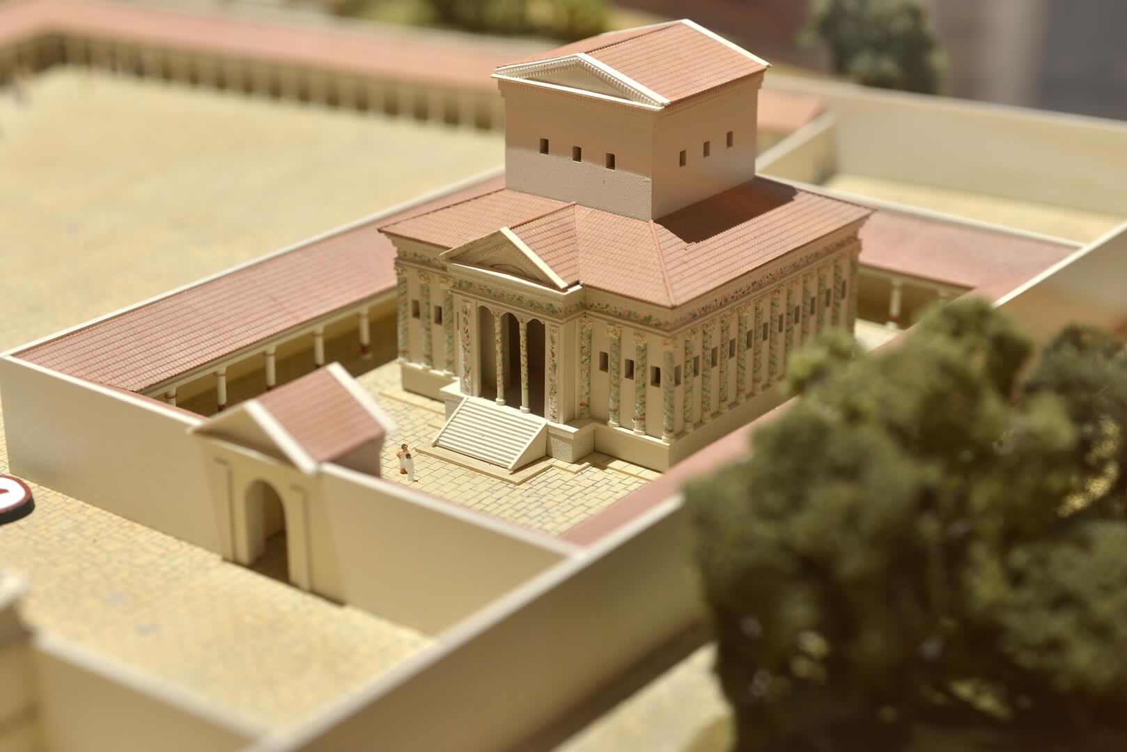 maquette temple Champlieu